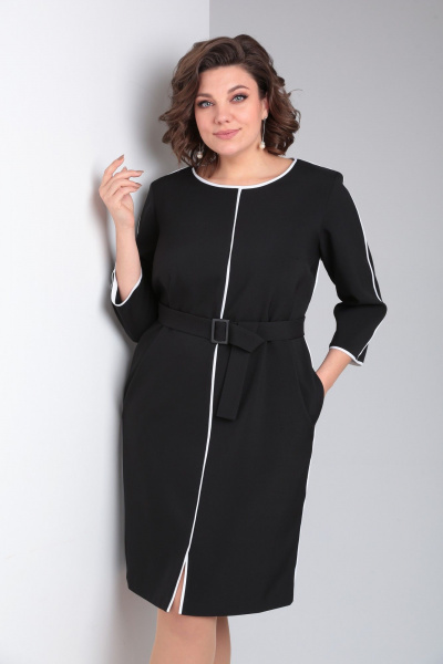 Платье Pocherk 1876 черный - фото 5