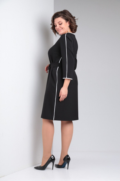 Платье Pocherk 1876 черный - фото 2