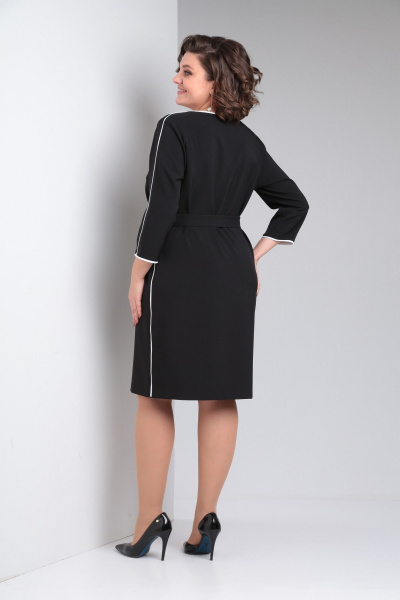 Платье Pocherk 1876 черный - фото 3