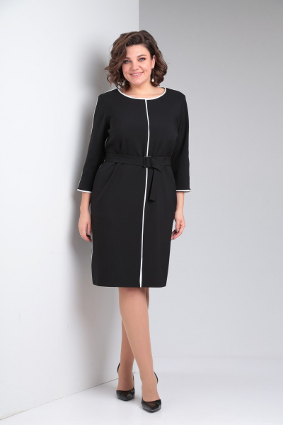 Платье Pocherk 1876 черный - фото 1