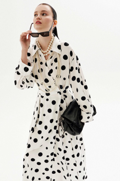 Платье Lokka 1340 белый_принт - фото 7