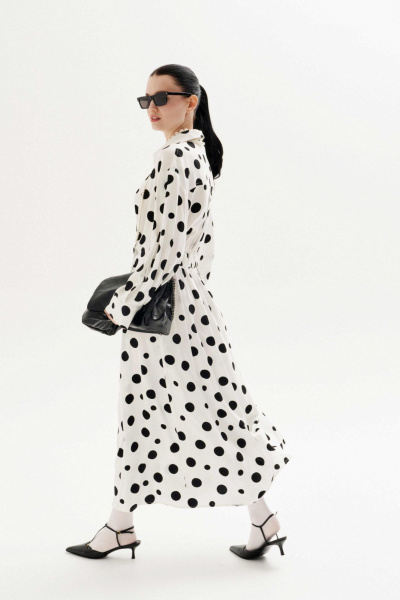 Платье Lokka 1340 белый_принт - фото 6