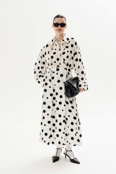 Платье Lokka 1340 белый_принт - фото 3