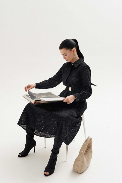 Платье Lokka 1324 черный - фото 5