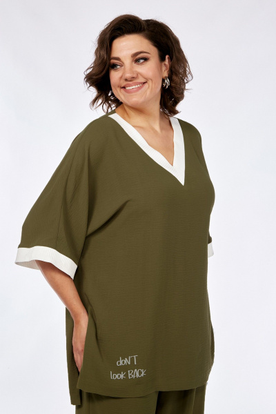 Блуза, брюки Jurimex 3062 хаки - фото 3