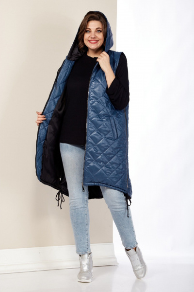 Жилет Shetti 2141 джинс - фото 8