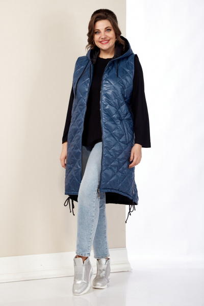 Жилет Shetti 2141 джинс - фото 2