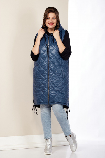 Жилет Shetti 2141 джинс - фото 1