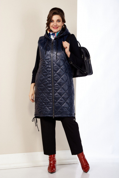Жилет Shetti 2141 темно-синий - фото 1