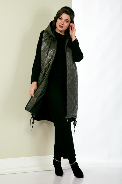 Жилет Shetti 2141 хаки - фото 7