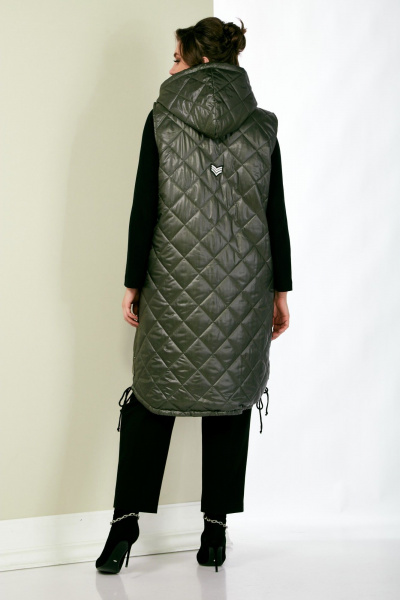 Жилет Shetti 2141 хаки - фото 5