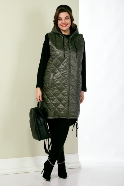 Жилет Shetti 2141 хаки - фото 2