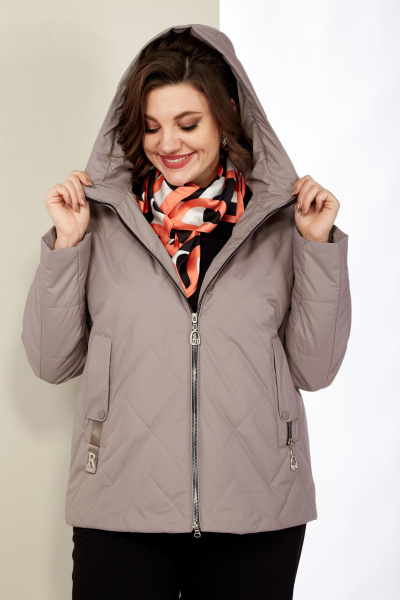 Куртка Shetti 2142 пудра - фото 2