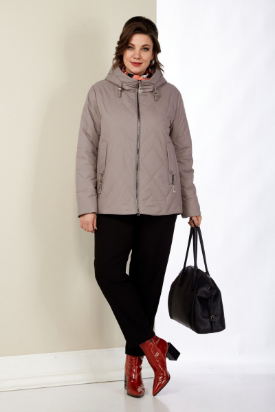 Куртка Shetti 2142 пудра - фото 4