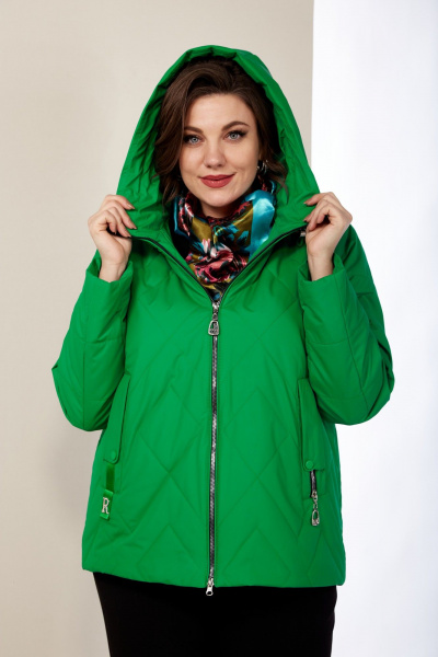 Куртка Shetti 2142 ярко-зеленый - фото 3