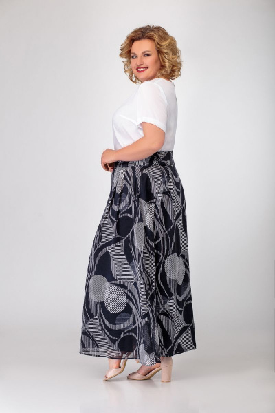 Юбка Swallow 265 синяя - фото 3