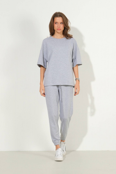 Брюки, джемпер Luitui R4040 серый - фото 1