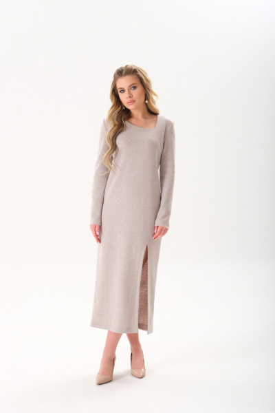 Платье Galean Style 925 беж - фото 9
