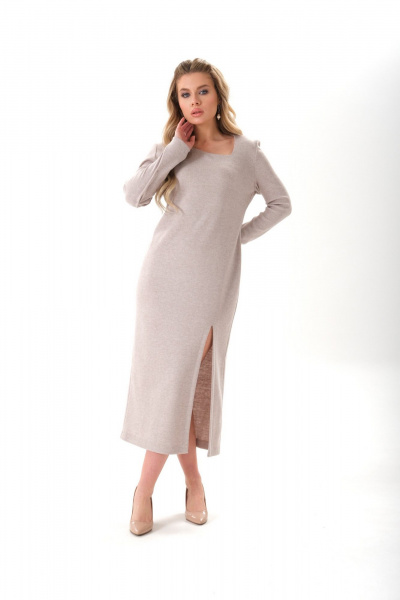 Платье Galean Style 925 беж - фото 2
