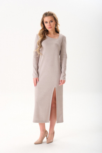Платье Galean Style 925 беж - фото 1