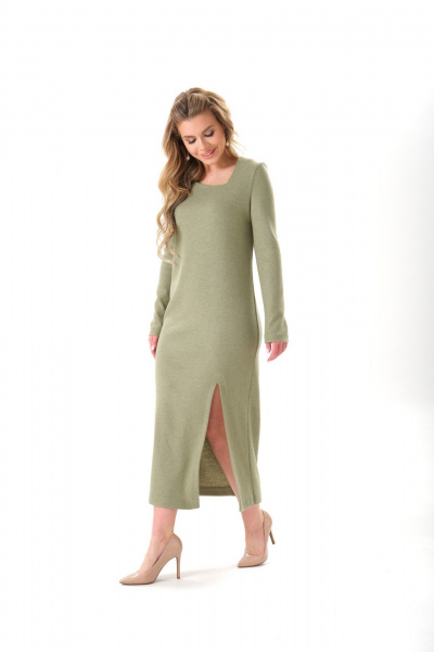 Платье Galean Style 925 олива - фото 6