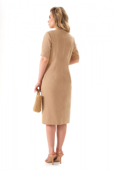 Платье Galean Style 926 песочный - фото 8