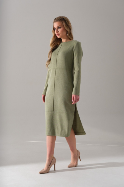 Платье Galean Style 928 олива - фото 6