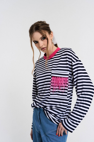 Джемпер MilMil 1070-3P Брайтон/розовый - фото 5