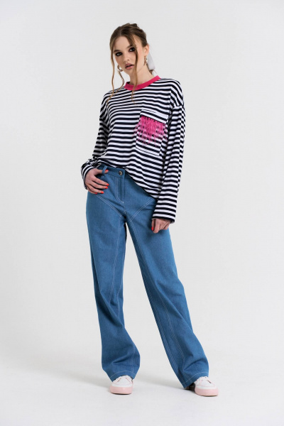 Джемпер MilMil 1070-3P Брайтон/розовый - фото 10