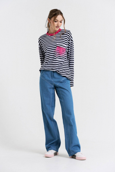 Джемпер MilMil 1070-3P Брайтон/розовый - фото 7