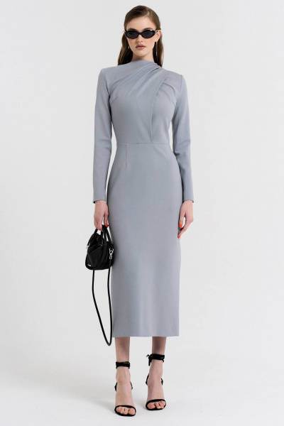 Платье MilMil 1096-2 Москва/серый - фото 2