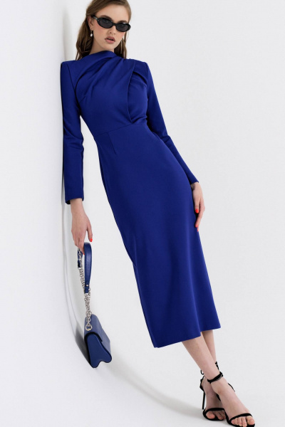 Платье MilMil 1096-3 Москва/синий - фото 11