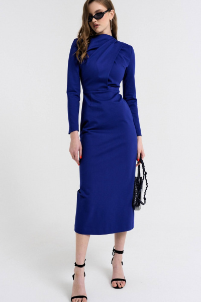 Платье MilMil 1096-3 Москва/синий - фото 7