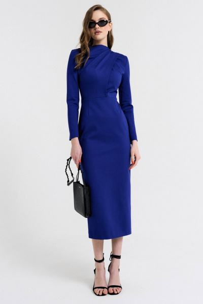 Платье MilMil 1096-3 Москва/синий - фото 6