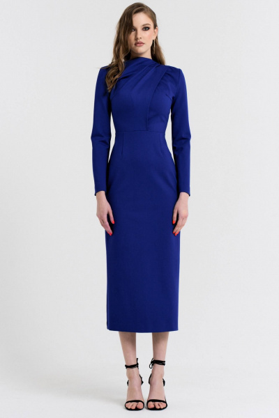 Платье MilMil 1096-3 Москва/синий - фото 1