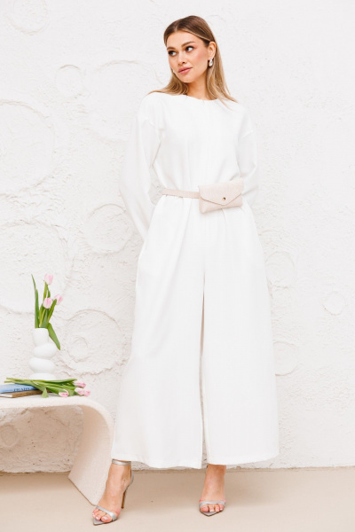 Комбинезон, пояс, ремень Ambera Style 1075-1 молоко - фото 1