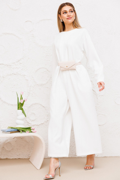 Комбинезон, пояс, ремень Ambera Style 1075-1 молоко - фото 3