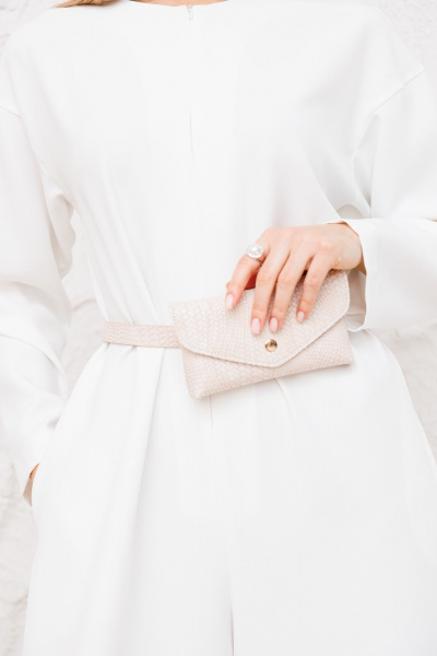 Комбинезон, пояс, ремень Ambera Style 1075-1 молоко - фото 5