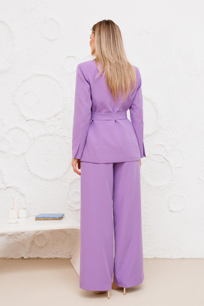 Костюм двухпредметный из текстиля, жакет и брюки Ambera Style 2041 - фото 5