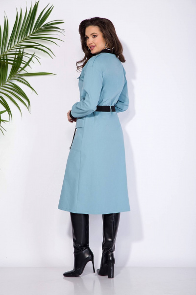 Платье Liliana 1231 небесный - фото 3