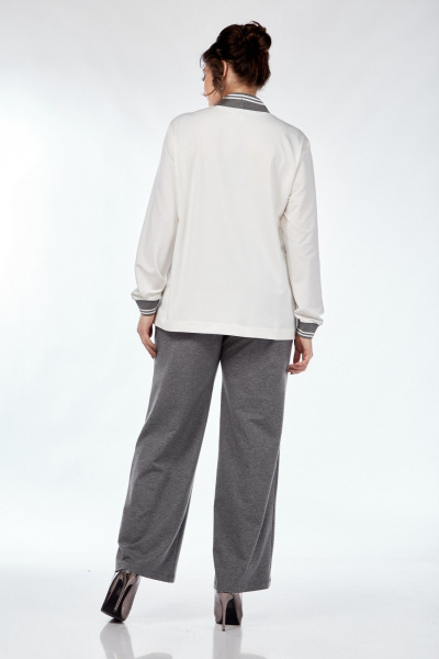 Брюки, кардиган Диомант 1946 серый - фото 3