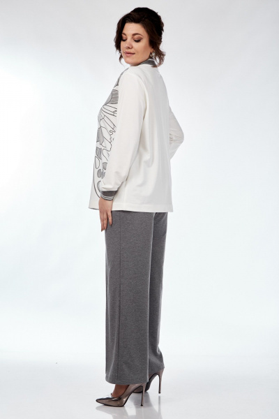 Брюки, кардиган Диомант 1946 серый - фото 2