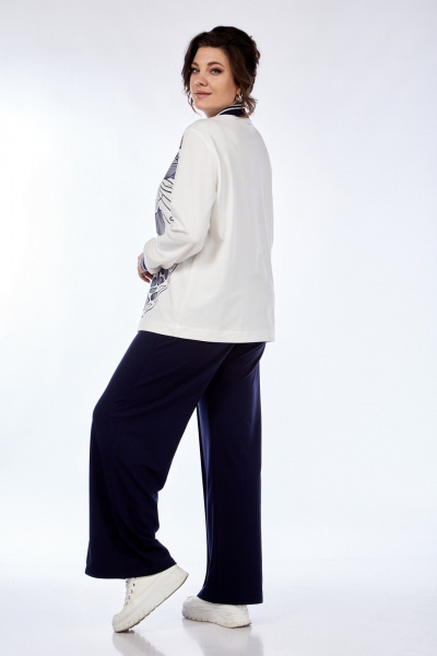 Брюки, кардиган Диомант 1946 синий - фото 4