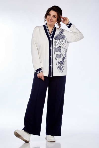 Брюки, кардиган Диомант 1946 синий - фото 3