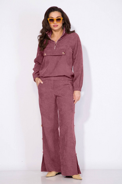 Брюки, джемпер INPOINT. 149 пыльно-розовый - фото 1