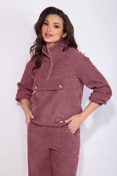 Брюки, джемпер INPOINT. 149 пыльно-розовый - фото 2