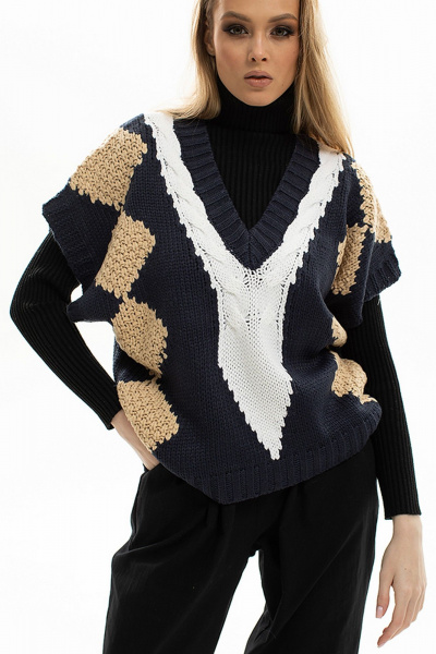 Жилет Diva 1714 черный - фото 5