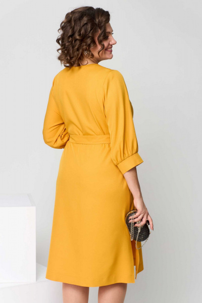Платье Асолия 2667 горчица - фото 5