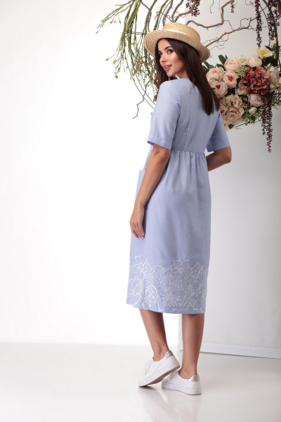 Платье Michel chic 2004 голубой - фото 5