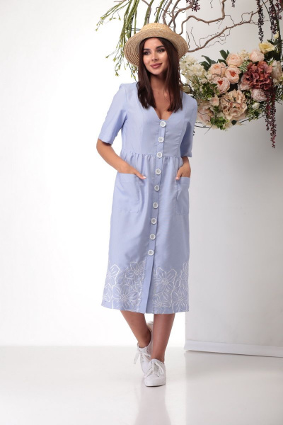 Платье Michel chic 2004 голубой - фото 2